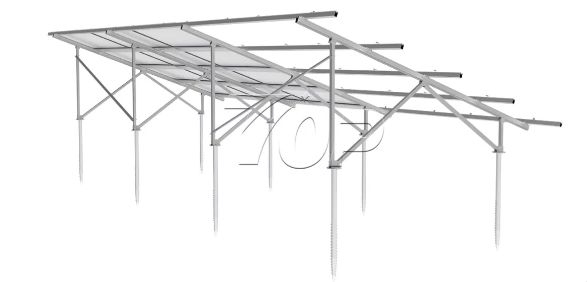 Aluminum Ground Solar Mounting System
